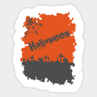 Halloween Cob Webs Sticker